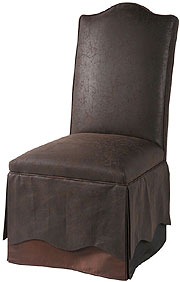 Clovis, A set of 2 Dining Parson Chair. by Jennifer Taylor