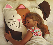 Cat Girl Sleeping With Pillowcase