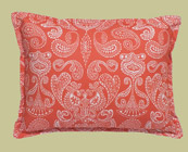 Boheme Persimmon - Boudoir Pillow12"x 16" Pillow