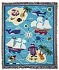 Pirates Woven Throw by Oliv Kids