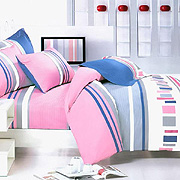 Pink Abstract by Blancho Bedding