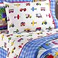 Trains, Planes & Trucks Sheet Set by Oliv Kids