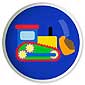 Under Construction Drawer Knob by Oliv Kids