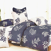 Purple Gray Flourish by Blancho Bedding