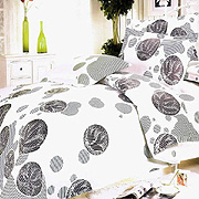White Gray Marbles by Blancho Bedding