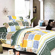 Green Blocks by Blancho Bedding